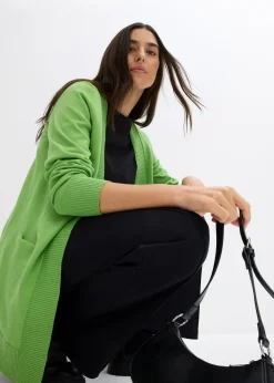 Gilet en maille avec poches, manches longues