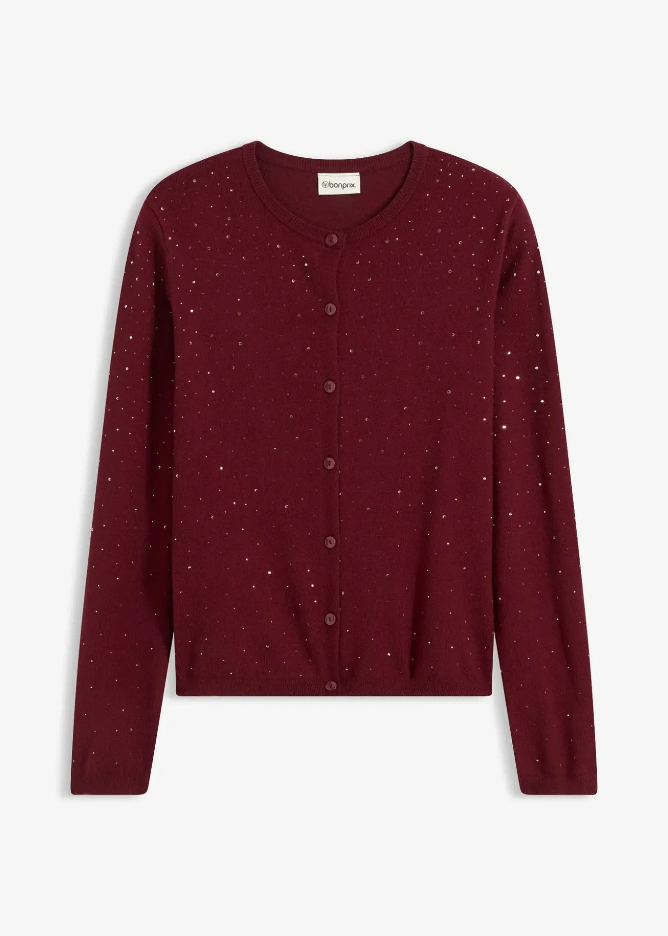 Gilet en maille avec strass