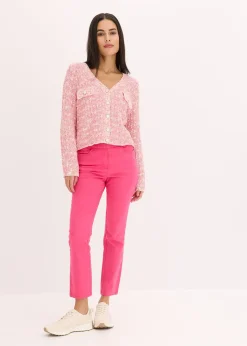 Gilet en maille bouclette