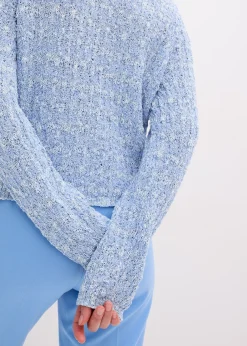 Gilet en maille bouclette