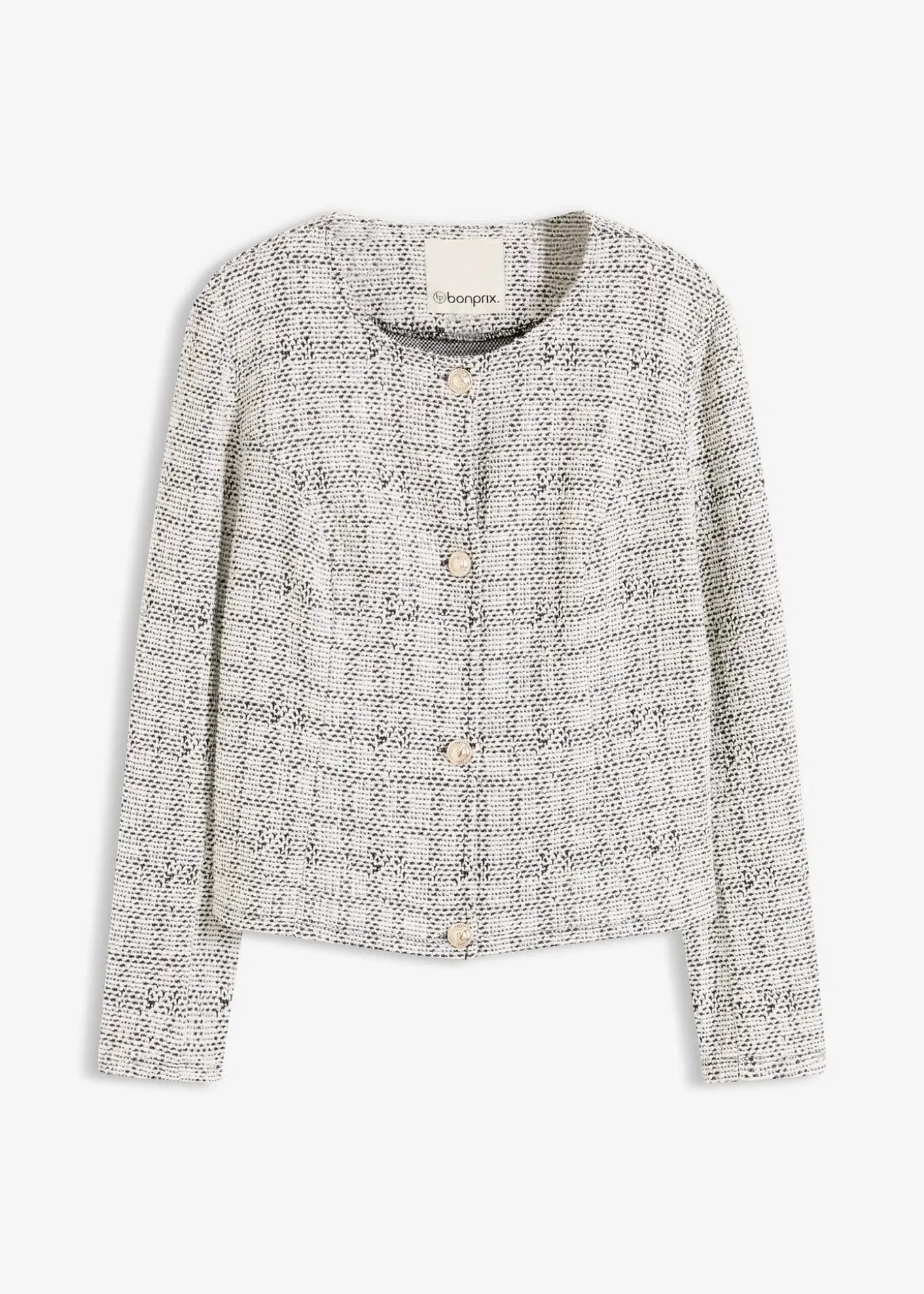 Gilet en maille bouclette