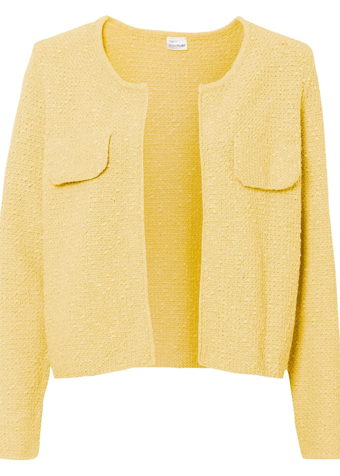 Gilet en maille bouclette