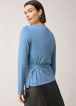 Gilet en maille cache-cœur