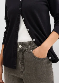 Gilet en maille, col rond