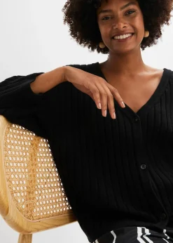 Gilet en maille coupe boxy