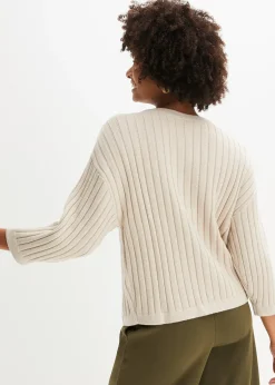 Gilet en maille coupe boxy