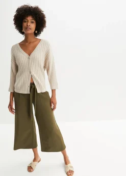 Gilet en maille coupe boxy