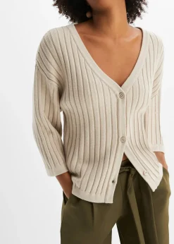 Gilet en maille coupe boxy