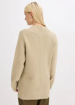 Gilet en maille côtelée