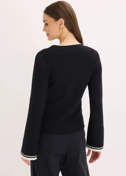 Gilet en maille côtelée