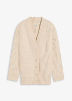 Gilet en maille côtelée