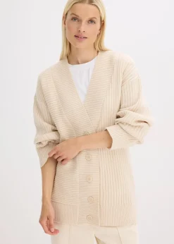 Gilet en maille côtelée