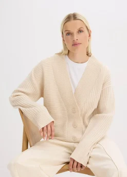 Gilet en maille côtelée