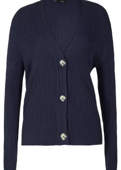 Gilet en maille côtelée