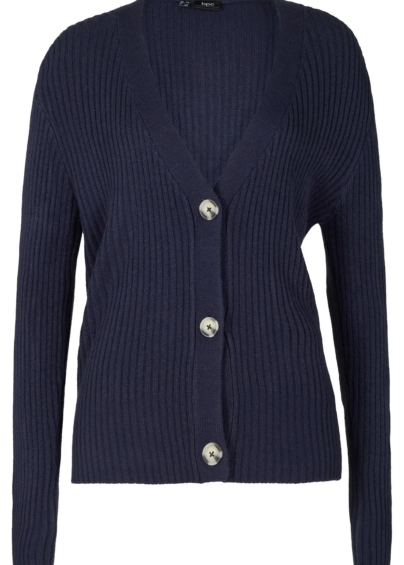 Gilet en maille côtelée