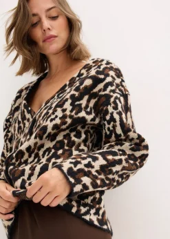 Gilet en maille Jacquard