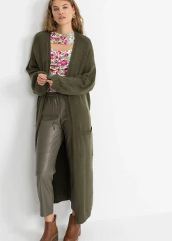 Gilet en maille oversize longueur midi