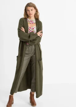 Gilet en maille oversize longueur midi