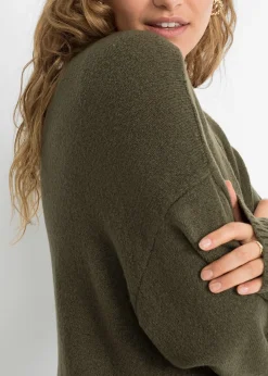 Gilet en maille oversize longueur midi