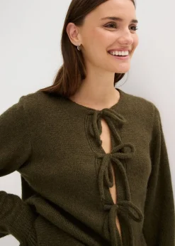 Gilet en maille oversize, laine mélangée