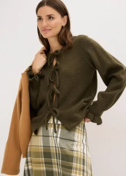 Gilet en maille oversize, laine mélangée