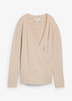 Gilet en maille pour la grossesse et après