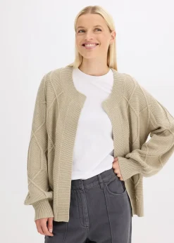 Gilet en maille torsadée