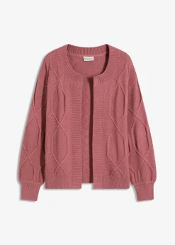 Gilet en maille torsadée