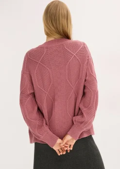 Gilet en maille torsadée