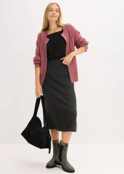 Gilet en maille torsadée