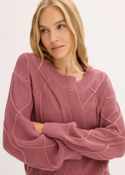 Gilet en maille torsadée