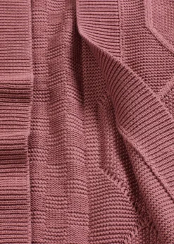 Gilet en maille torsadée