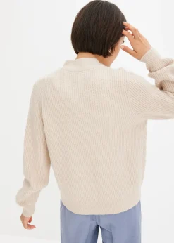 Gilet en maille torsadée