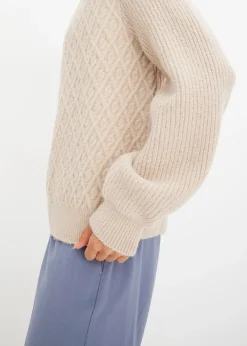 Gilet en maille torsadée