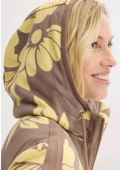 Gilet en molleton de coton mélangé