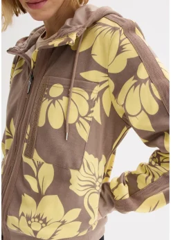 Gilet en molleton de coton mélangé