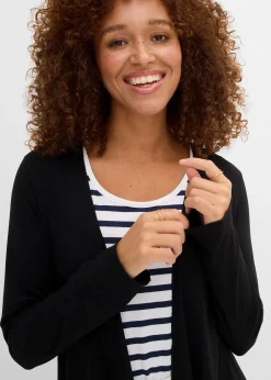 Gilet fluide en viscose mélangée