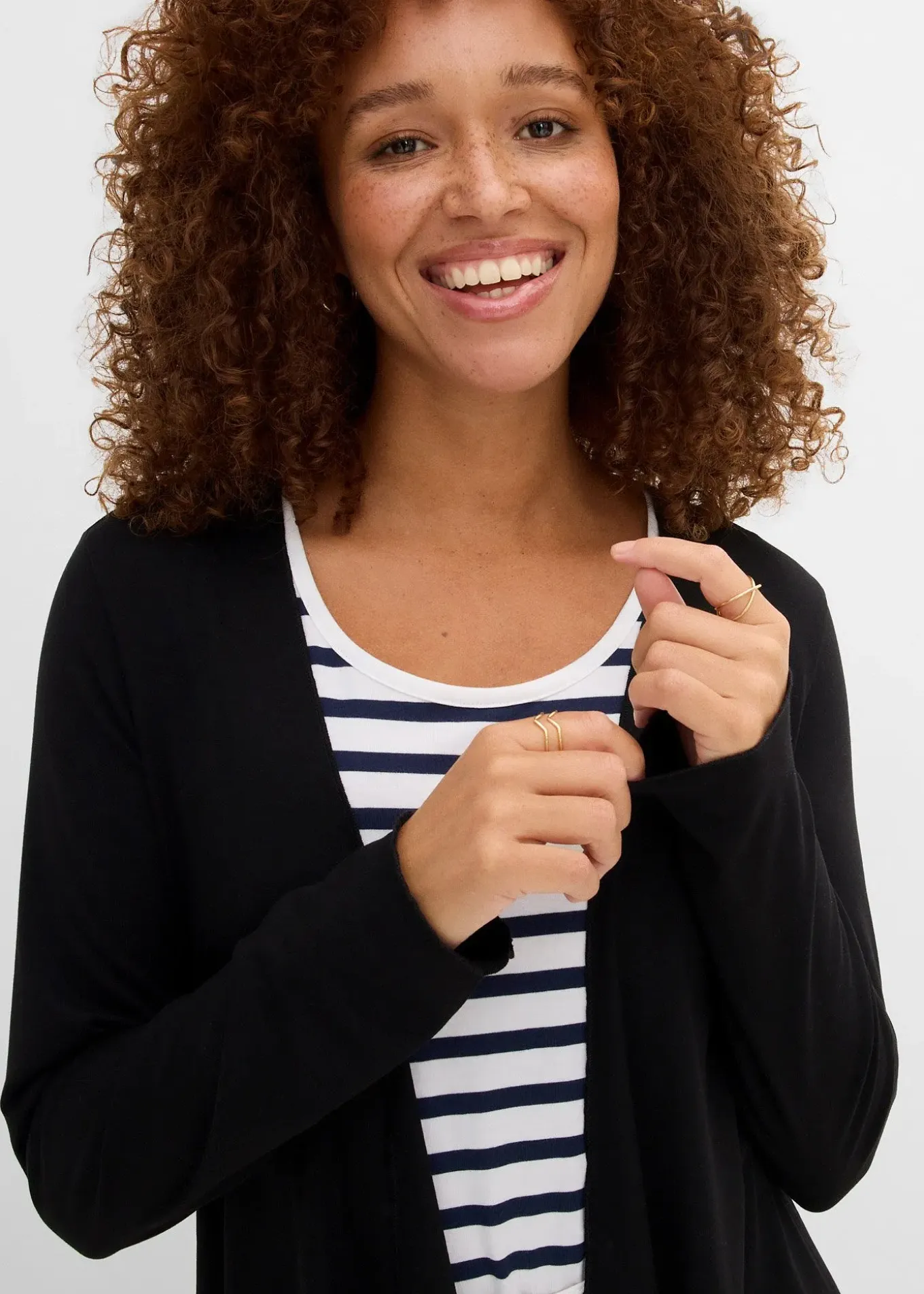 Gilet fluide en viscose mélangée