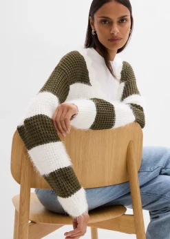 Gilet large en grosse maille