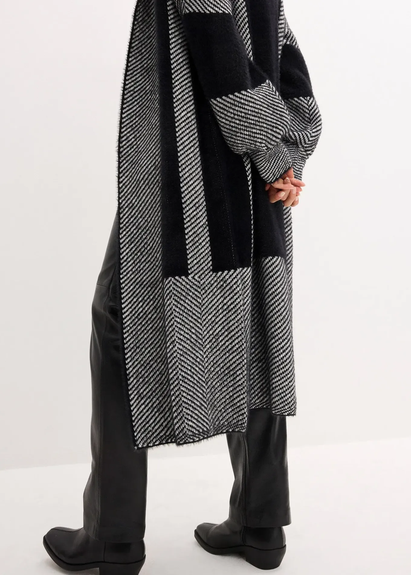 Gilet long en maille