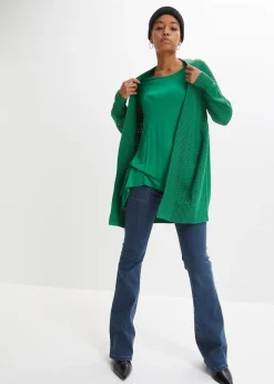 Gilet long en maille