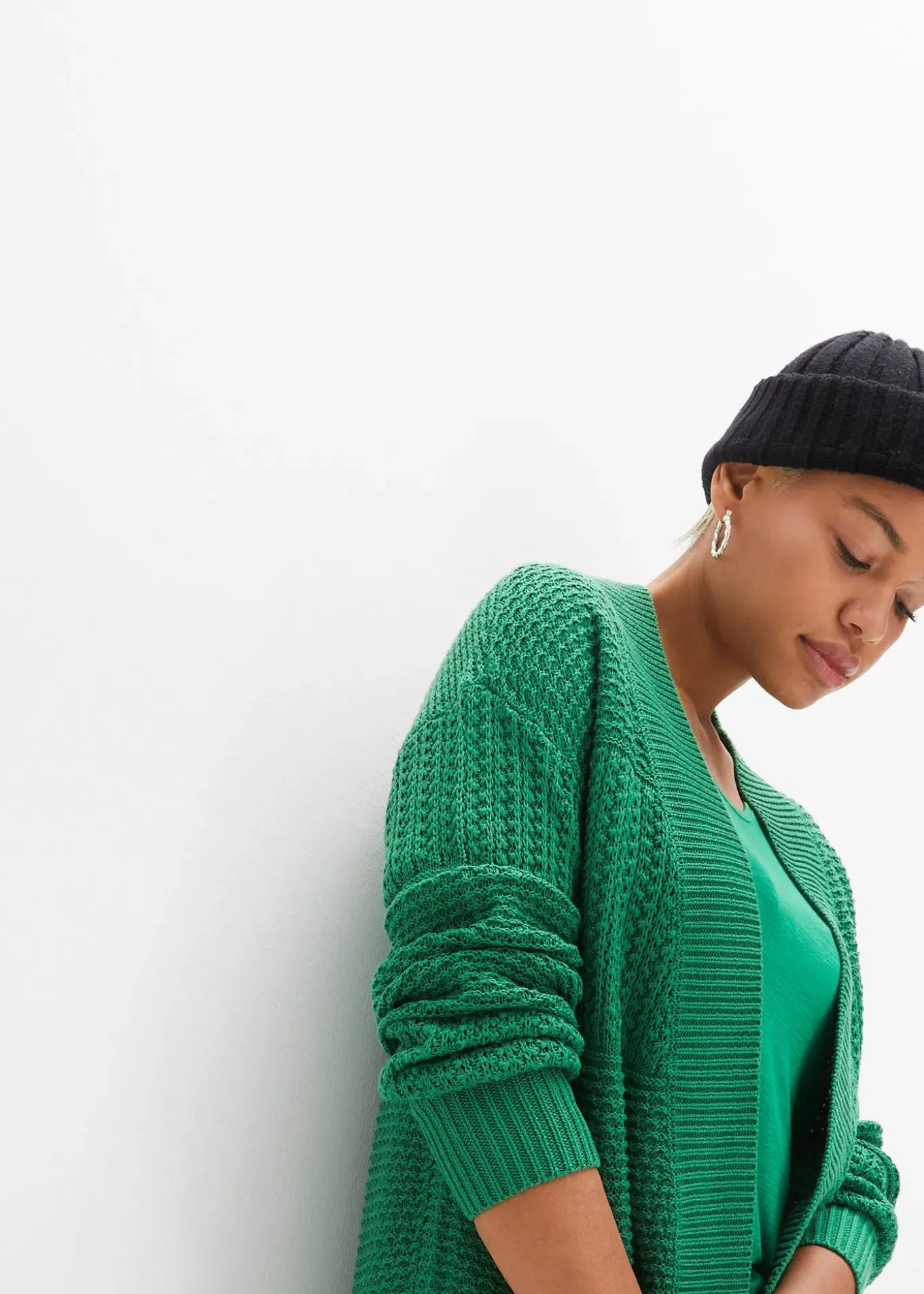 Gilet long en maille