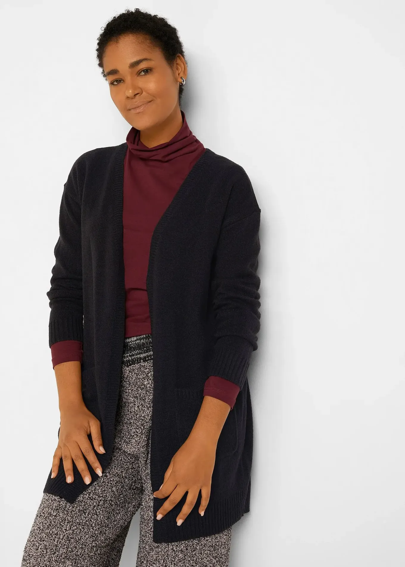 Gilet long en maille