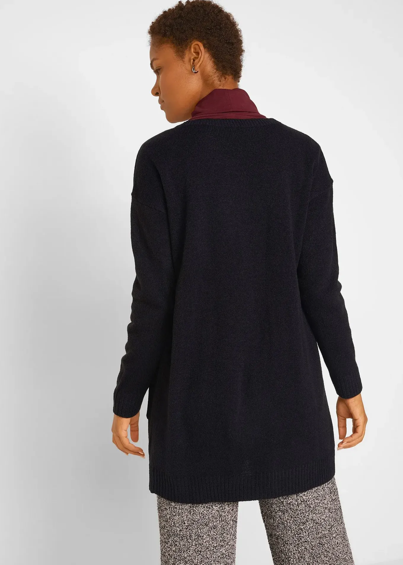 Gilet long en maille