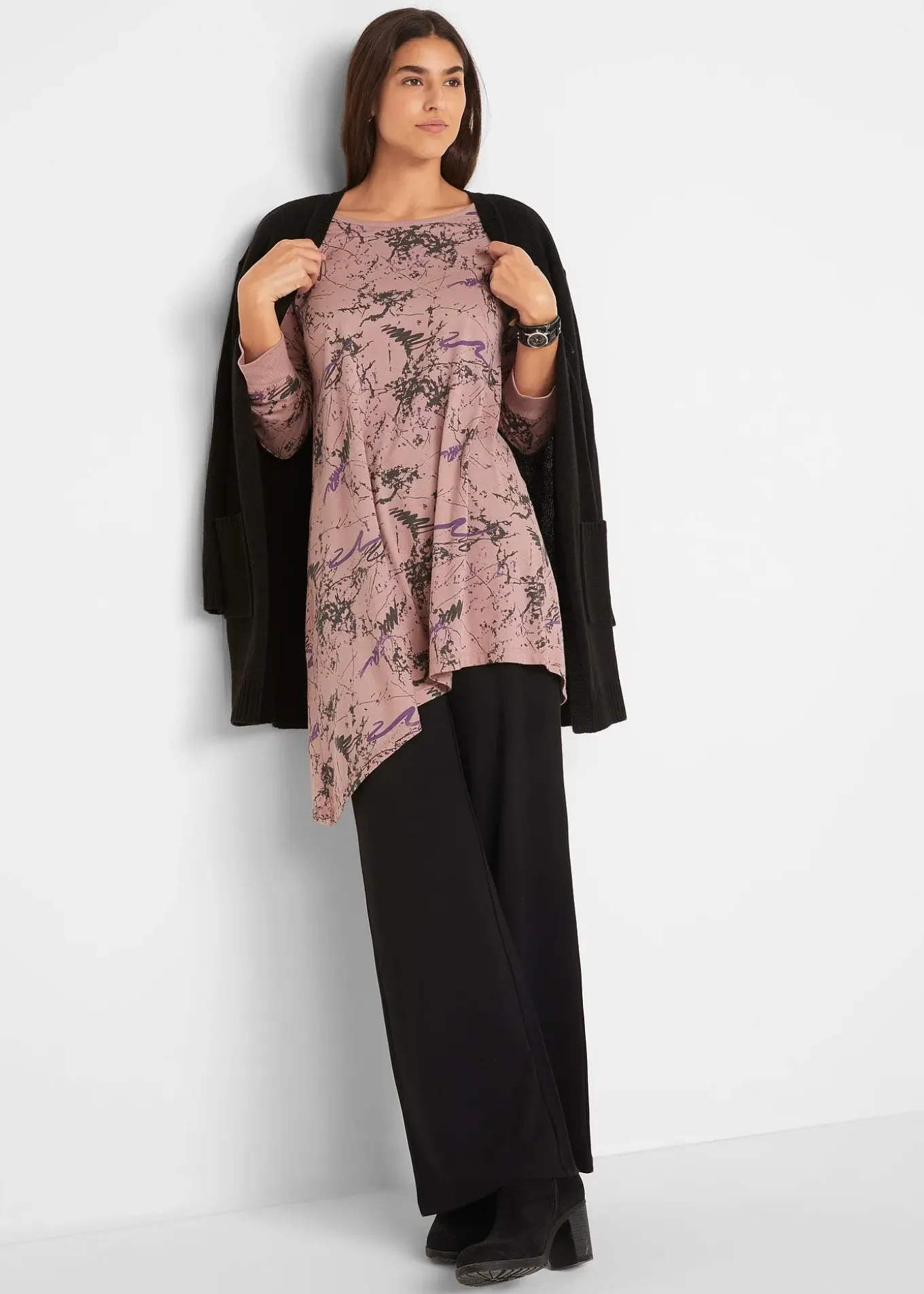 Gilet long en maille