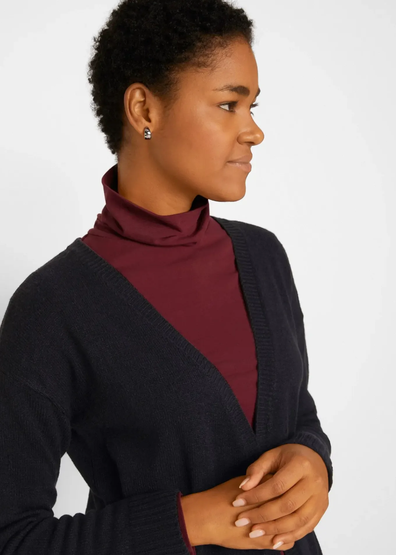 Gilet long en maille