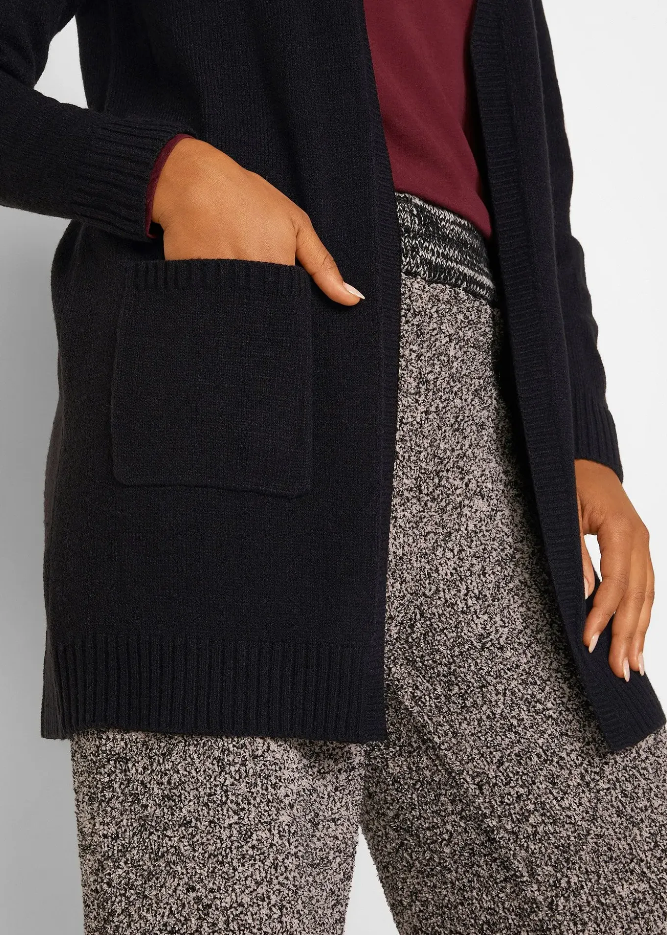 Gilet long en maille