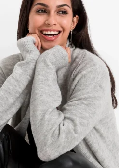 Gilet long en maille à col châle