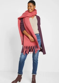 Gilet long en maille, manches longues