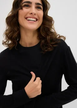 Gilet long en maille, ouvert